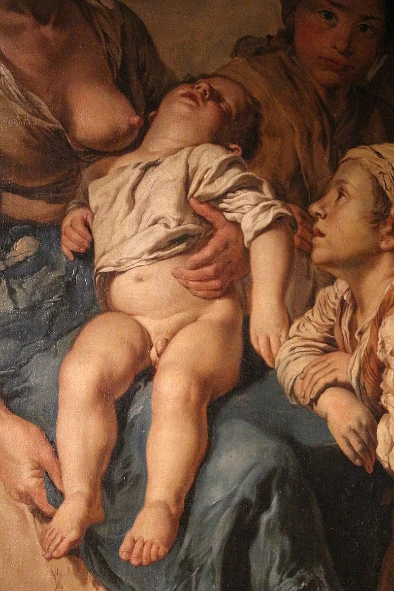 Giacomo Ceruti, il Pitocchetto - 151, La famiglia dei poveri, dettaglio